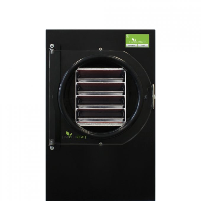 Home freeze dryer for preserving and storing food