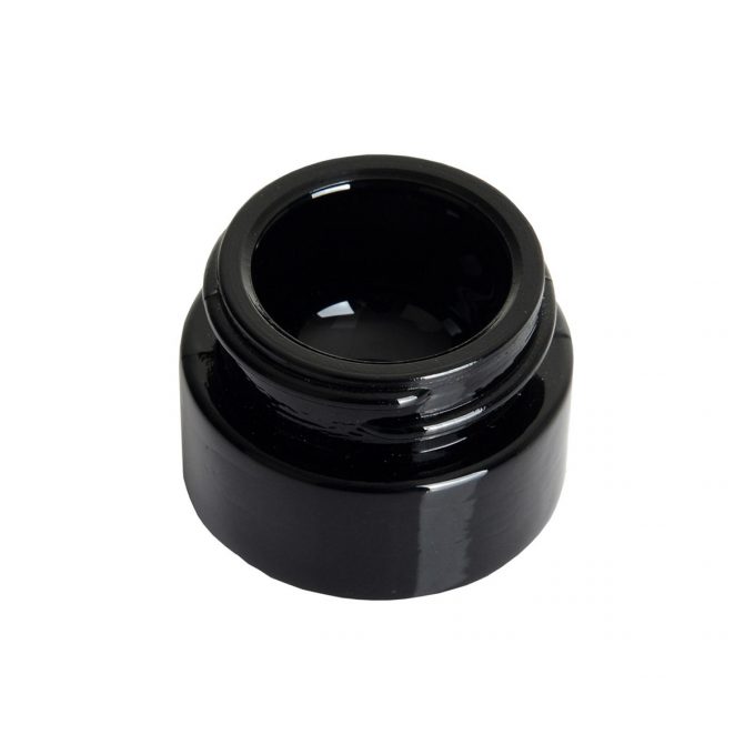5ML BLACK UV GLASS CHILD RESISTANT CONCENTRATE CONTAINER