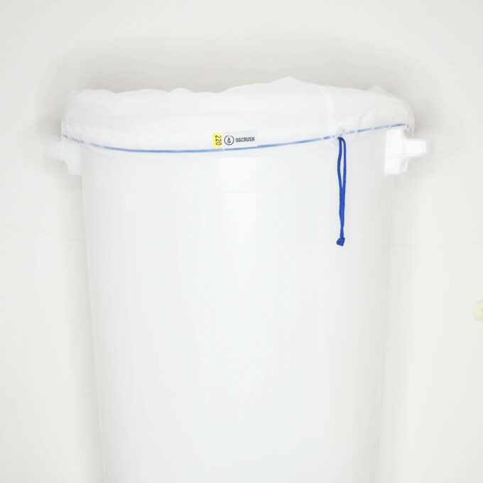 30 Gallon Hash Wash Bag on bucket